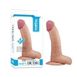 Dildo XXL Réaliste (22 Cm - Ø 4.7 Cm) - The Ultra Soft Dude 8.8" -Erotikartikel Verkaufe 11682