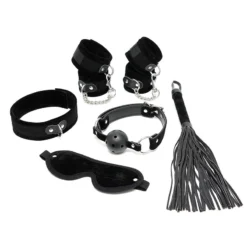 BDSM Kit Débutant Noir (6-pièces) - Rimba