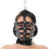 Muselière BDSM Avec Attaches De Suspension - Rimba