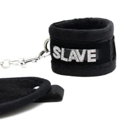 Kit De Soft Bondage SLAVE Noir (3 Pièces) - Rimba -Erotikartikel Verkaufe 12053