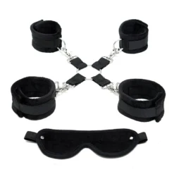 Kit D'attache Hogtie Et Masque - Rimba -Erotikartikel Verkaufe 12118
