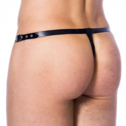 String En Cuir Pour Homme Avec Anneaux - Rimba -Erotikartikel Verkaufe 12246