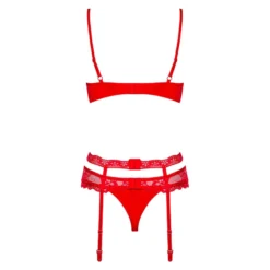 Ensemble De Lingerie Sexy Heartina (rouge) - Obsessive -Erotikartikel Verkaufe 12621