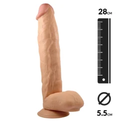 Gode Ventouse Réaliste 28cm - King-Sized 11