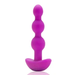 Chapelet Anal Vibrant Avec Télécommande - B-Vibe Triplet Fuchsia