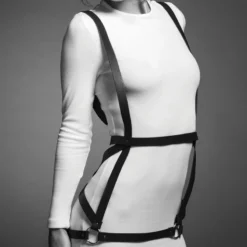 Harnais BDSM Noir "Maze Arrow Dress" - Bijoux Indiscrets