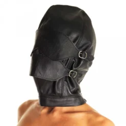 Cagoule BDSM En Cuir Avec Ball Gag - Rimba -Erotikartikel Verkaufe 16650