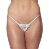 Kinky Micro String Sexy (Argenté) - Rimba
