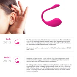 Oeuf Vibrant Lush 2 - Lovense -Erotikartikel Verkaufe 18159