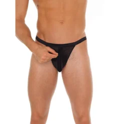 G String Sexy & Zip (Noir) - Rimba