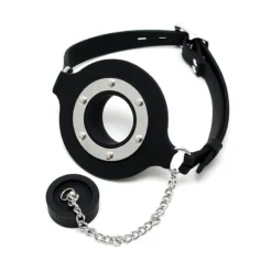 Ball Gag En Silicone Avec Bouchon - Rimba
