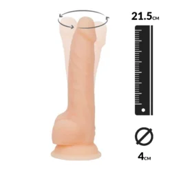 Rimba Vibromasseur Réaliste Rotatif - Naked Addiction