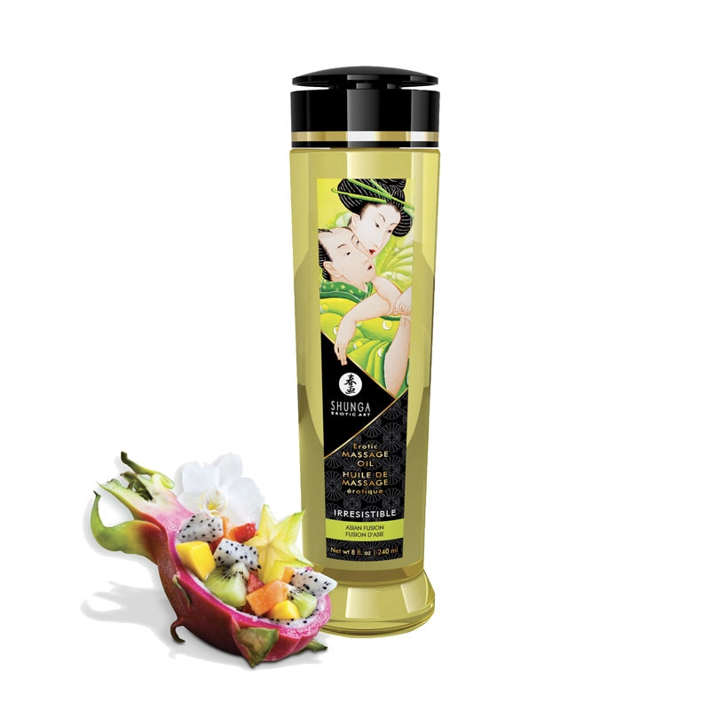 Huile De Massage érotique - Shunga Fleur Fusion D'Asie 3 Huile De Massage érotique - Shunga Fleur Fusion D'Asie