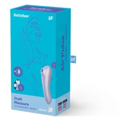 Satisfyer Dual Pleasure Air Pulse (mauve) - Stimulateur Clitoridien -Erotikartikel Verkaufe 19817