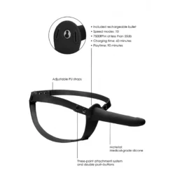 Gode Ceinture Vibrant Silicone Strap-On Adjustable - Ouch -Erotikartikel Verkaufe 19892