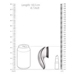 Shots Toys Stimulateur Clitoridien - Suction & Vibration Toy (silver) -Erotikartikel Verkaufe 20049