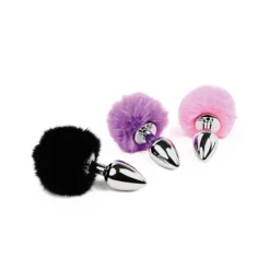 Mini Plug Anal Bunny Tail (noir) - Feelztoys -Erotikartikel Verkaufe 20113