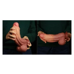 Dildo Réaliste XXL Double Densité (24.5 Cm) - LoveToy Nature Cock -Erotikartikel Verkaufe 20164