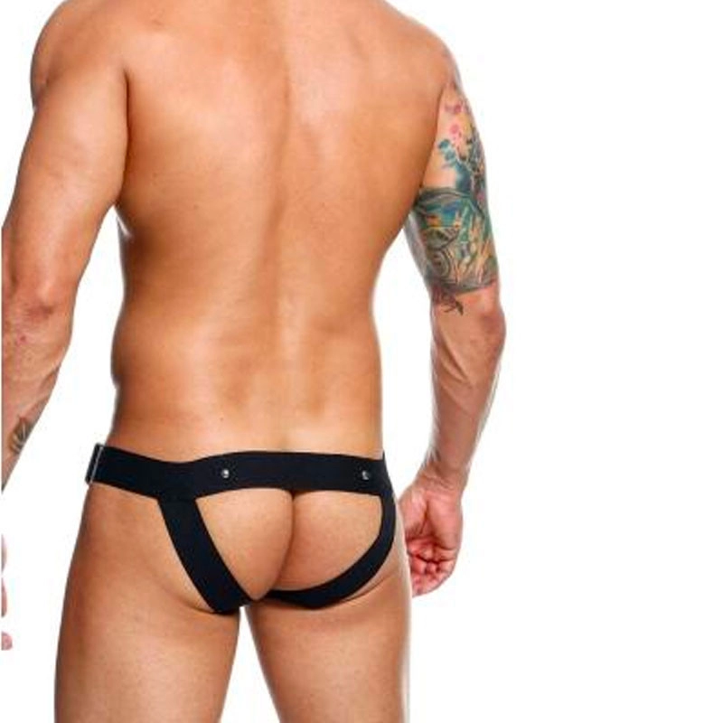 Jockstrap En Similicuir Avec Anneau Pénien - DNGEON 4 Jockstrap En Similicuir Avec Anneau Pénien - DNGEON – Image 2