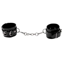 Menottes En Cuir Noir - Ouch!