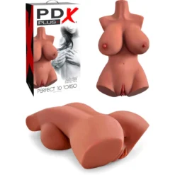 Masturbateur Réaliste PDX+ Perfect 10 Torso (Caramel) - Pipedream Extreme -Erotikartikel Verkaufe 20859