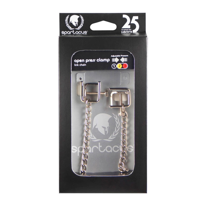 Pinces-tétons Avec Chaîne "Press"- Spartacus 4 Pinces-tétons Avec Chaîne "Press"- Spartacus – Image 2