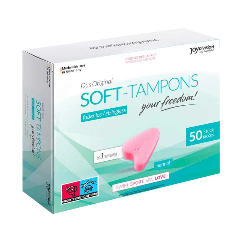 Tampon Hygiénique Soft Tampons Normal (50x) - Joydivision 3 Tampon Hygiénique Soft Tampons Normal (50x) - Joydivision
