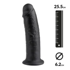 Dildo Réaliste RealDeal 23cm (Noir) - King Cock