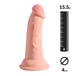 Dildo Réaliste King Cock 3D 15.5cm - Pipedream