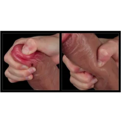 Dildo Réaliste Double Densité (19 Cm) - LoveToy Nature Cock -Erotikartikel Verkaufe 21391