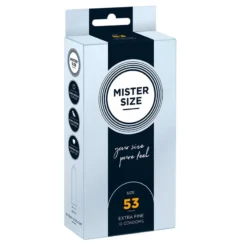 Préservatifs Sur Mesure Mister Size 53mm - 10pces.