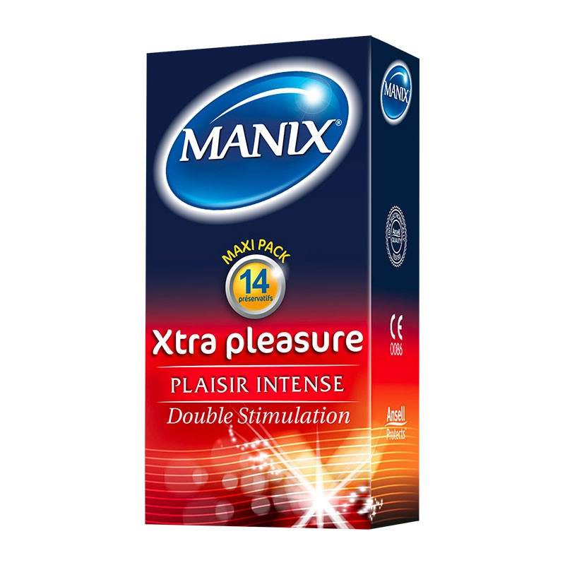 Préservatifs Manix Xtra Pleasure 14pc 3 Préservatifs Manix Xtra Pleasure 14pc