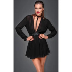 Mini Robe F150 Chiffon - Noir Handmade