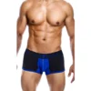 Boxer Homme Neon Trunk (Noir & Bleu) - MaleBasics