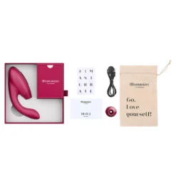 Womanizer Duo 2 (Bordeaux) - Stimulateur Clitoris & Point G -Erotikartikel Verkaufe 22094