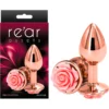 Plug Anal Aluminium Rear Assets Rose Rose (M) - NS Novelties