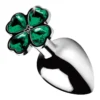 Plug Anal Aluminium Avec Trèfle à 4 (S) Lucky Clover- Booty Sparks