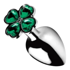 Plug Anal Aluminium Avec Trèfle à 4 (L) Lucky Clover- Booty Sparks