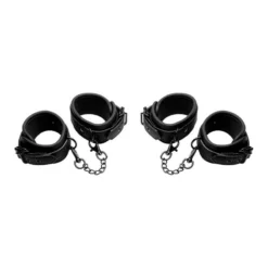 Kit D'attache BDSM Poignets Et Chevilles Kinky Comfort - Master Series