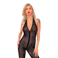 Combinaison Moulante Dos Nu F286 - Noir Handmade