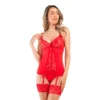 Ensemble De Lingerie Sexy Marzia (rouge) - Besired -Erotikartikel Verkaufe 22641