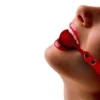 Bâillon Boule En Silicone Ø 4 Cm Rouge - Ouch! -Erotikartikel Verkaufe 22839