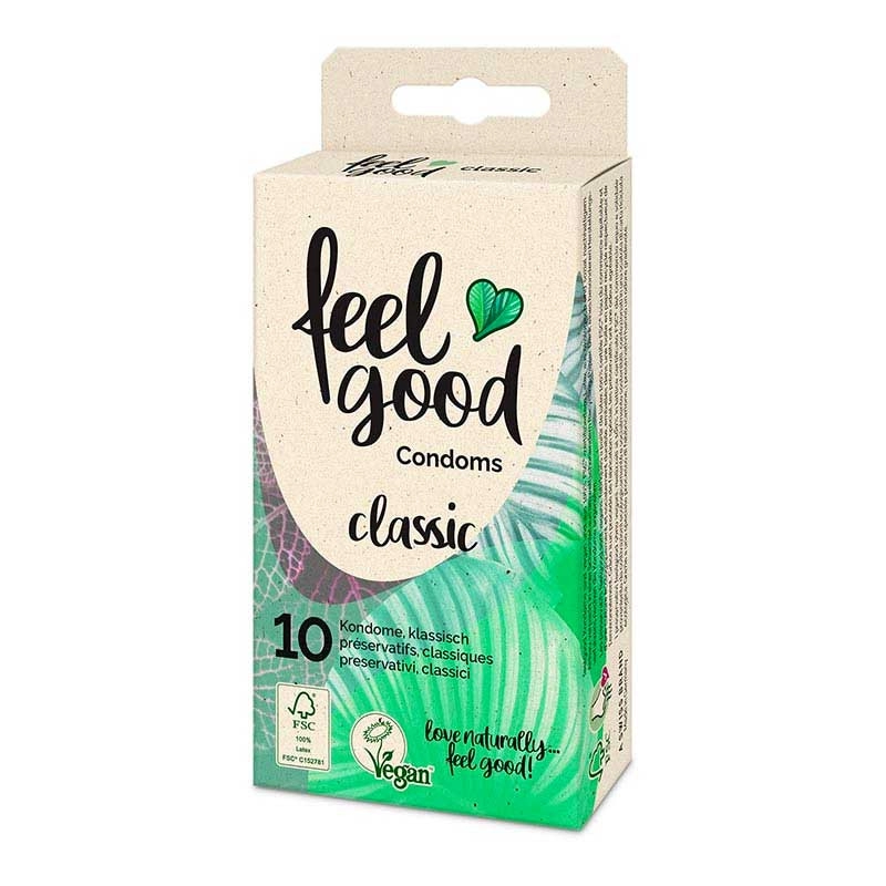Préservatifs Vegan Classic (10 Préservatifs) - Feelgood 3 Préservatifs Vegan Classic (10 Préservatifs) - Feelgood