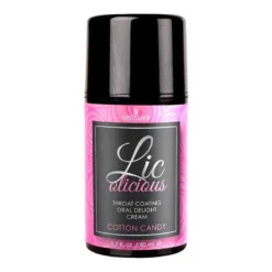 Crème Aromatisée Pour Fellation Lic-O-Licious (Barbe à Papa) - Sensuva