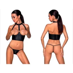 Ensemble Genevia (Noir) - Passion -Erotikartikel Verkaufe 23344