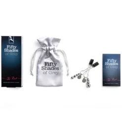 Pinces à Tétons Ajustables 50 Shades Of Grey -Erotikartikel Verkaufe 3138