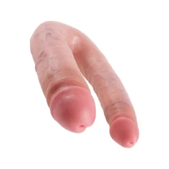 Godemichet Réaliste Courbé Medium - King Cock Double Trouble -Erotikartikel Verkaufe 3520