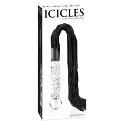 Martinet BDSM Avec Dildo En Verre - Icicles 38