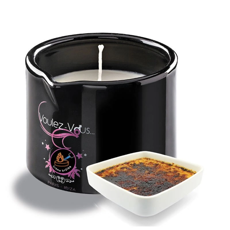 Bougie De Massage Crème Brûlée – Voulez Vous 3 Bougie De Massage Crème Brûlée – Voulez Vous