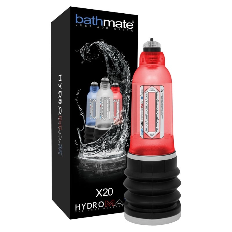 Pompe à Pénis Bathmate Hydromax X20 - Rouge 4 Pompe à Pénis Bathmate Hydromax X20 - Rouge – Image 2